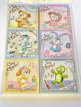 Amazon.co.jp: ダッフィーフレンズ メモ帳セット シェリーメイ